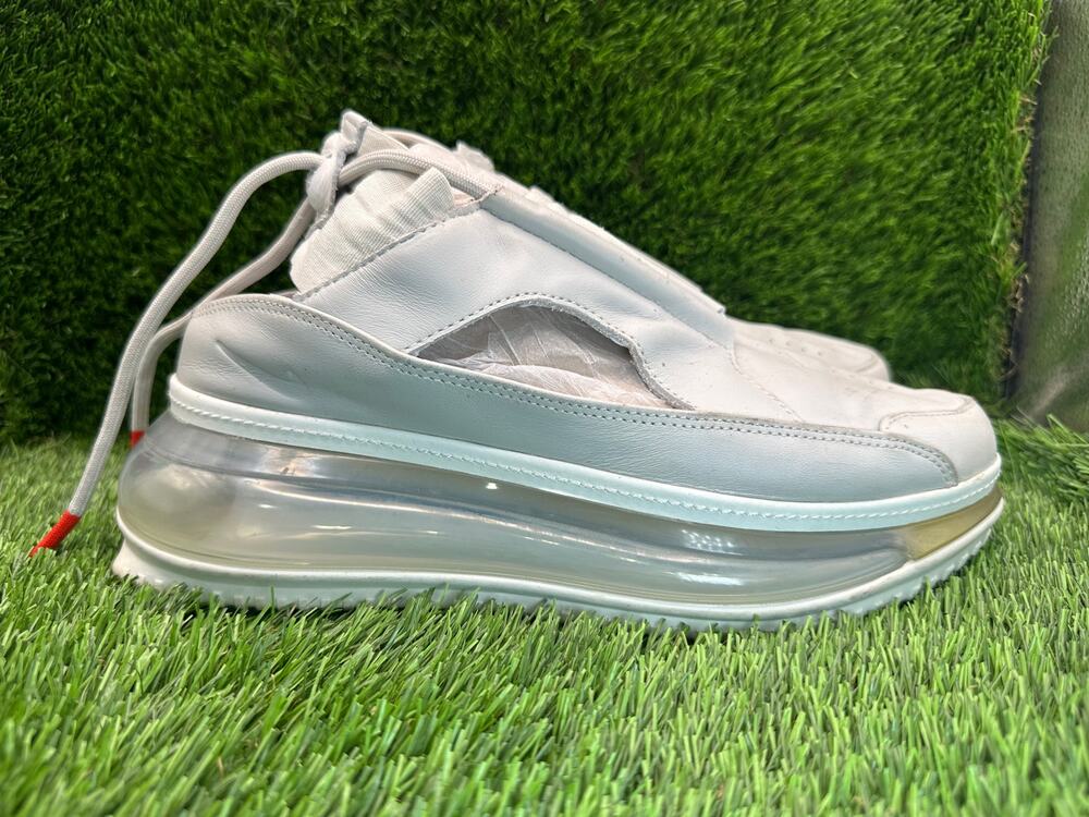 Nike Air Max FF 720 AO3189-100 Athletic Sneaker Women's 8 White Leather Sports